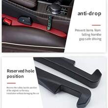 Universal Leather Soft Car Seat Gap Filler Side Seam Plug Strip Leak-Proof Filling Strip Car Seat Gap Anti-Drop Car Interior Accessories