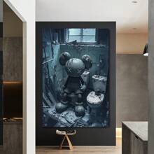 KAW Street Hip Hop Graffiti Modern Art Canvas, Fashion Creative Style Wall Decor, Suitable For Bedroom, Kitchen, Dining Room, Living Room, Office, And Other Home Wall Decorations