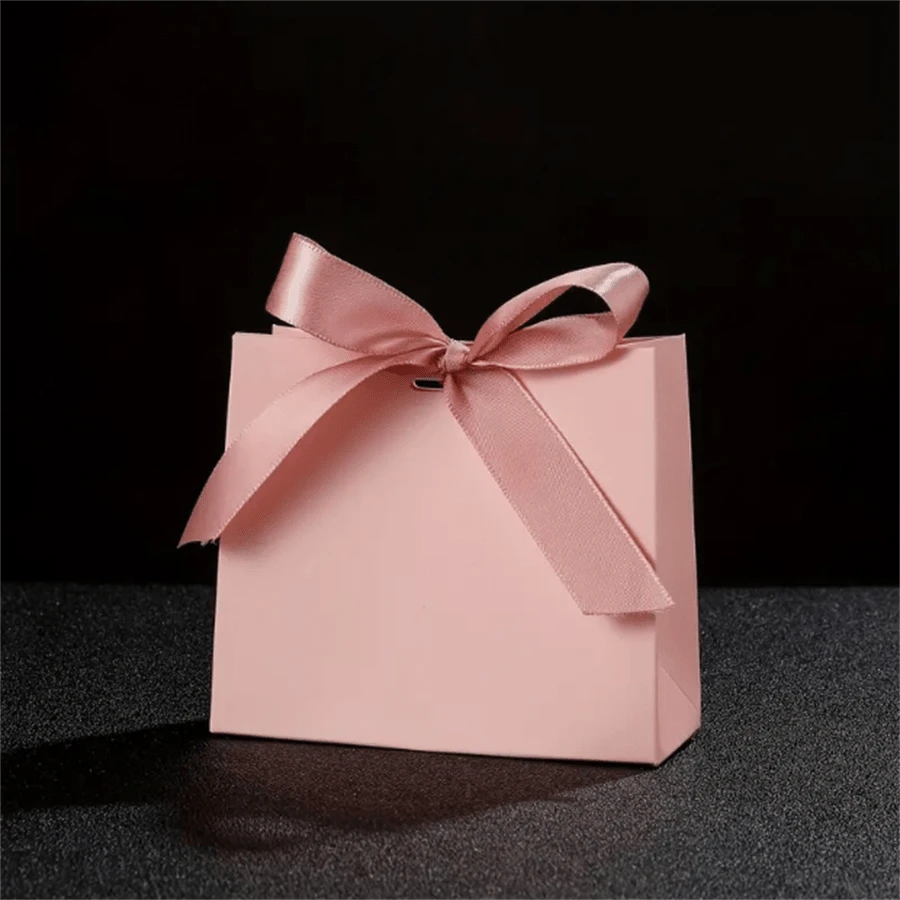 10 stuks/set, 10 stuks verdikte mini-cadeauzakjes van karton, snoepdozen voor bruiloften, bedankjes voor verjaardagsfeestjes, boodschappentassen, knutseltassen, feestdecoratie, zeer geschikt als cadeauverpakking voor Valentijnsdag.