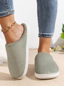 Soft, Comfortable Fluffy Slippers, Suitable For Indoor And Outdoor Relaxation, Women's Holiday Slippers - Grey - View 4