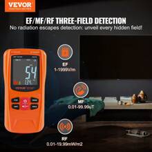 Digital LCD 3-In-1 EMF Meter Electromagnetic Radiation Detector RF 5G