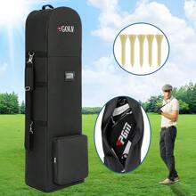 Premium Soft-Padded Golf Travel Bag With Anti-Impact Support System - 1200D Oxford Fabric Golf Travel Cover