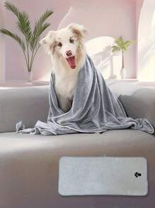 1Pc Super Absorbent Dog And Cat Bath Towels - Microfiber Towels For Drying Dogs & Cats, Pet Bath Towels For Grooming, Bathing & Washing, Quick Drying Dog Bathrobe Towel For Small, Medium, Large Dogs And Cats - Soft Pet Towels For Grooming, Bathing, Washing - Dog Must Haves And Cat Essentials - Pet Bathing Supplies For Dogs And Cats - Pet Drying Towels For Dogs & Cats