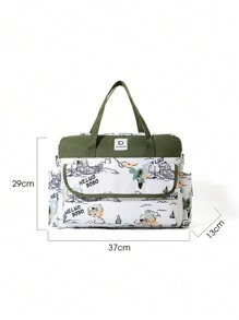 Fashionable Multi-Function Large Capacity Lightweight Handbag Mother And Baby Out Bag, Mom Messenger Diaper Bag - Multicolor - View 7