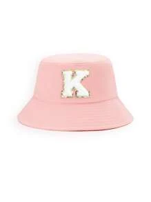 1pc Kids Bucket Hat, Fashionable Bucket Hat, Suitable For Boys And Girls, Everyday Outdoor Sun Protection, Spring/Summer - Pink - View 14