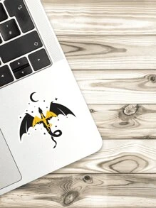 1 件幻想龙、ACOTAR、龙、Kindle、书虫贴纸、送给爱书人的礼物、幻想读者 - 彩色 - 查看 7