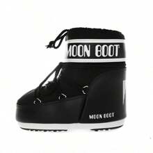Moon Boot ICON LOW NYLON - Black/White - View 6