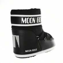 Moon Boot ICON LOW NYLON - Black/White - View 3