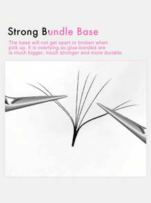 640/320 Fans 16 Rows C D Curls Pointy Sharp Base Stem Premade Premade Fans Black 3D 4D 5D 6D 8D 10D 12D 0.05 Pre Pro Made Fans Lash Extensions Eyelash Extensions Lash Clusters,Eye Lash Clusters,Individual Eyelashes,Lashes,Fake Lashes - D - View 8