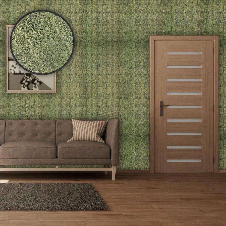 3D Wallpaper Decorative Self Adhesive Sticker - Granulado Verde Musgo - 查看 1
