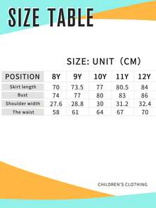 Tween Girl Heart Pattern Print Round Neck Sleeveless Dress - White - View 7