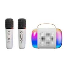 NetHong Bluetooth 5.3 Speakers LED Karaoke Machine With Wireless Dual Microphone Home UK - Multicolor - View 2