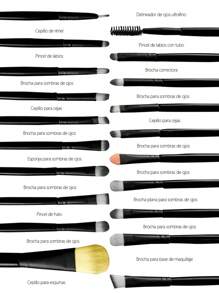 1 juego de 20 brochas de maquillaje, que incluyen rubor, delineador de ojos, maquillaje de cejas, delineador de labios, brocha de maquillaje para resaltar, brocha de maquillaje para base y otros estilos (recordatorio: las brochas de maquillaje tienen cabezales de cepillo nuevos y cabezales de cepillo viejos, colores Habrá algo de color diferencia pero no afecta el uso) - Caqui - Ver 10