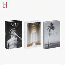 3pcs Foldable Decorative Fake Books, Minimalist Design Ornaments For Show Rooms And Spaces Best Gifts Birthday Graduation - Multicolor - View 13