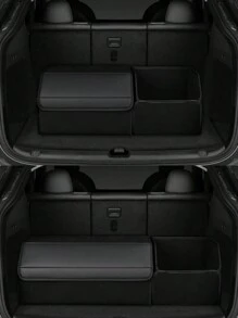 1 pieza Organizador y almacenamiento para automóvil para SUV, organizador del maletero para sedán - Organizador de carro, almacenamiento de carro, organizador del maletero plegable, organizador de carro de múltiples compartimentos plegable, organización resistente para accesorios, herramientas, artículos varios de carro, adecuado para cualquier automóvil, SUV, minivan, para accesorios de carro para mujeres y hombres (Tamaño de estilo: S/M/L)