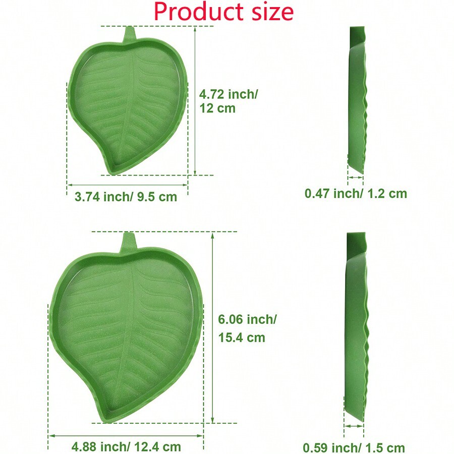 POPETPOP Reptilien Wassernapf - Harz Terrarium Schale Für Geckos & Schildkröten