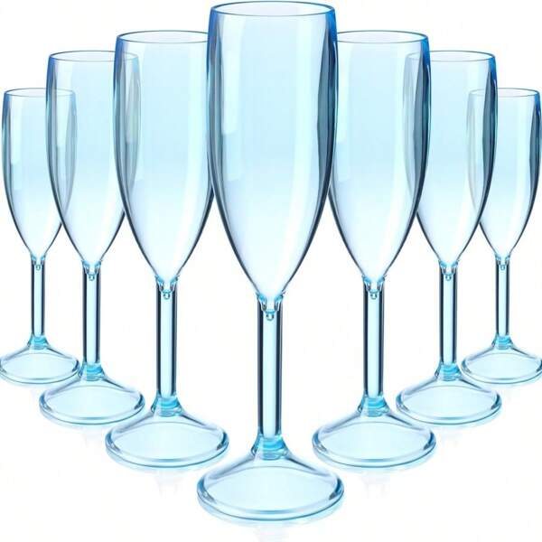 Sektkelch-Set, elegantes Sekt- und Weinglas, geeignet als Hochzeits- oder Weihnachtsgeschenk, perfekt für Schaumwein - spülmaschinenfest [wiederverwendbare Gläser]