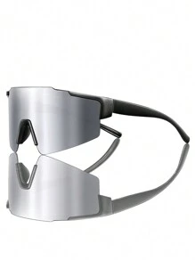 1 Pair Fashion Sport Fashion Glasses, Cycling Glasses, Running Glasses, Suitable For Outdoor Sports, Cycling, Running, Hiking And Other Outdoor Activities Easy Comfort Casual Outfits Outdoor Cycling Glasses For Summer Beach Vacation,Outdoor,Travel