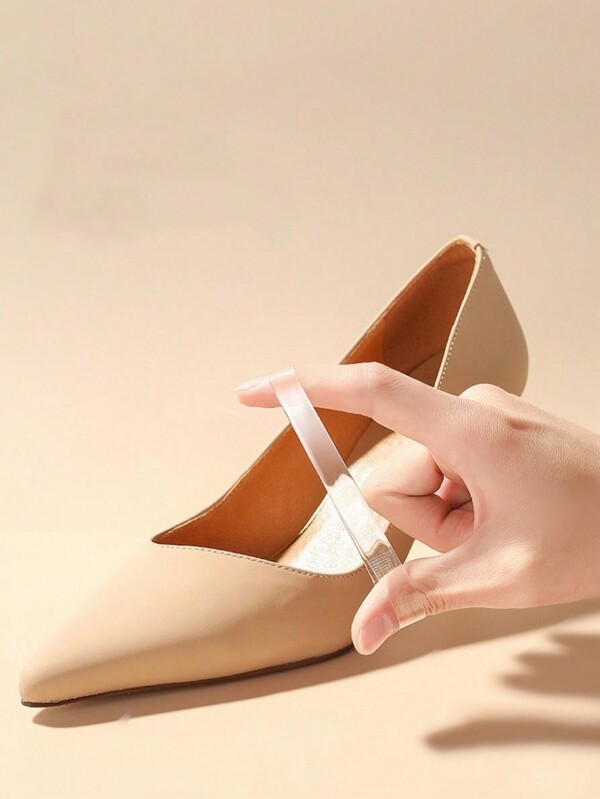 1 Pair Transparent Invisible High Heel Straps, Women High Heels Anti-Slip Invisible Straps