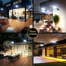 2/4 Piece Solar Pathway Light Set With Motion Sensor And Solar Charging, Three Lighting Modes With Remote Control, Easy To Use. These Lights Are Durable, Waterproof Function, 5400 MAh. Suitable For Patio, Deck, Garden, Parking Lot And Street. - 616-2 - View 3