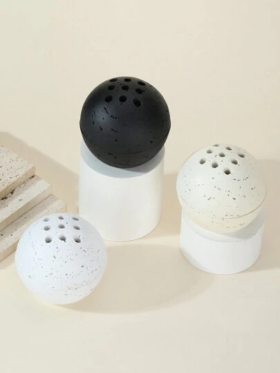 Simple Sphere Shaped Hollow Stone Aroma Burner Gifts Birthday Graduation