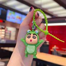 CRAYON SHINCHAN 1 pieza Llavero de pareja con el personaje de dibujos animados Crayon Shin-chan, lindo llavero colgante adecuado como regalo de cumpleaños o para el Día de San Valentín - Multicolor - Ver 11