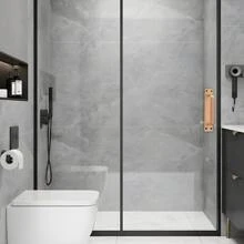 Door Handle Aluminum Alloy Window Cabinet Balcony Sliding Door Pull Punch-Free Pull Closet Furniture Hardware Home Improvemen