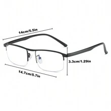 Progressive Multi-Focal Reading Glasses, Half-Rim TR Flexible Frame, Clear Vision At All Distances, Lightweight Wear, Unisex - White - View 12