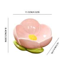 Tulip Flower Jewelry Box Exquisite Ceramic Decoration Key Storage Tray Front Living Room Room Decoration