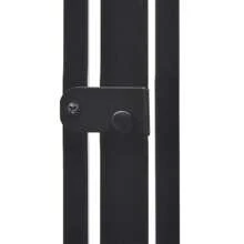 Pet Steel Fireplace Fence Black Decorative Barrier For Dogs And Cats - Black - View 4