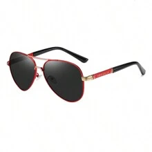 Polarized Oversized Driving Fishing Glasses With Case Fashion Glasses For Women,Shades For Ladies,Fall Winter Outfits,Beach Accessories,Vintage Retro Y2k Basics Eyeglasses,Business Casual Gifts,Perfect For Everyday Wear,Seaside,Beach,Vacation,Walking,Shopping,Driving,Street Photos For Summer Beach Vacation,Outdoor,Travel