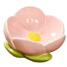 Tulip Flower Jewelry Box Exquisite Ceramic Decoration Key Storage Tray Front Living Room Room Decoration