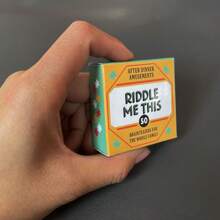 After-Dinner Entertainment - 50 Card Deck, Family Table Game, Paper Material, Quick-Witted And Word Game, Party Game Cards (Mini Version 5*5cm)