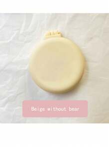 Cute Folding Air Cushion Hair Brush With Mirror, Portable Mini Compact Massage Brush For Women