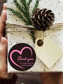 60 miếng dán cảm ơn vì đã ủng hộ doanh nghiệp nhỏ của tôi Miếng dán cảm ơn 2 inch Miếng dán doanh nghiệp nhỏ dễ thương dành cho nhà bán lẻ trực tuyến, bao bì, phong bì thư, vận chuyển và tri ân khách hàng, đồ dùng học tập, trở lại trường - 51mm - Xem 9