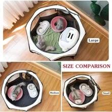 Portable Pet Playpen, Foldable Pet Exercise Fence Tent, Dog Puppy Cat Rabbit Indoor Outdoor Camping Game House - Multicolor - View 4