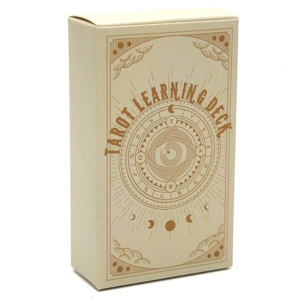 1pc Mysterious Tarot Card Divination Game Deck, Party Game & Tarot Learning