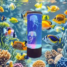 LED Jellyfish Lava Lamp, 7 Color Changing Aquarium Light, Home Decoration Night Light, Can Be Used As Birthday Gift Or Christmas Gift. - 高級款式(8.86 * 3.15 吋) - 查看 5