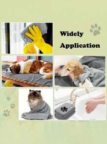 1Pc Super Absorbent Dog And Cat Bath Towels - Microfiber Towels For Drying Dogs & Cats, Pet Bath Towels For Grooming, Bathing & Washing, Quick Drying Dog Bathrobe Towel For Small, Medium, Large Dogs And Cats - Soft Pet Towels For Grooming, Bathing, Washing - Dog Must Haves And Cat Essentials - Pet Bathing Supplies For Dogs And Cats - Pet Drying Towels For Dogs & Cats