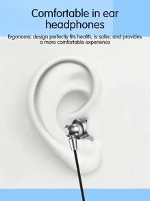 Wired In-Ear Metal Tuning Full Compatible Earphones With Digital Decoding Chip, Type-C Interface, Compatible With Apple/Android Systems, Applicable For Indoor And Outdoor Scenarios