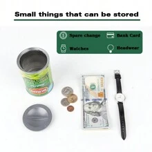Latas de maíz en grano falso con cajas fuertes de ocultación secretas - Verde - Ver 4