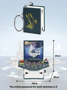 1pc 3D Pop-Up Origami Creative Stress Relief Book Toy, Keychain & Desktop Decor - Multicolor - View 11