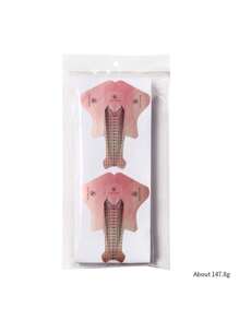 Hot Item: 100/300/500-Piece Nail Extension Paper Forms - Detachable Fish-Shaped Guides For French & Gel Nail Extensions - Multicolor - View 7