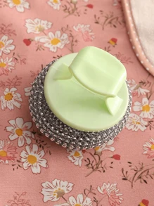 1 pieza Delantal de cintura de estilo rústico de lienzo transpirable, fresco y lindo, duradero y resistente al aceite para cocinar, uso en la cocina, uso doméstico - Delantal de cocina y comedor de media longitud