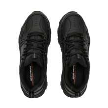 Skechers Zapatos de senderismo para hombres, zapatos de trekking con cordones para exteriores, zapatos deportivos casuales para viajes con absorción de impactos 237692-BBK