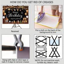 1pc 5*3ft/5*7ft Beer Theme Birthday Background, Brown Wooden Board Beer Design, Decor For Men Birthday Party Background Banner, Portrait Photography Backdrop, Photo Booth Wall Hanging