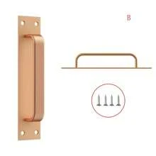 Door Handle Aluminum Alloy Window Cabinet Balcony Sliding Door Pull Punch-Free Pull Closet Furniture Hardware Home Improvemen
