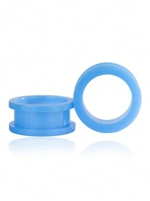 Fashion Body Jewelry Acrylic Pinkycolor Ear Gauges Y2K Jewelry Screw Ear Plugs Unisex Piercing Jewelry Suitable For Wearing Or As A Gift