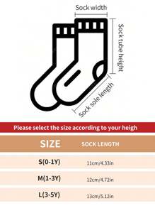 1 Pair Newborn Baby Socks, Solid Color Classic, Skin-Friendly Soft Comfortable Mid-Calf Socks, Fashionable Versatile Breathable Knee-High Socks, Suitable For Daily Life Or Holiday Gifts, Random Color