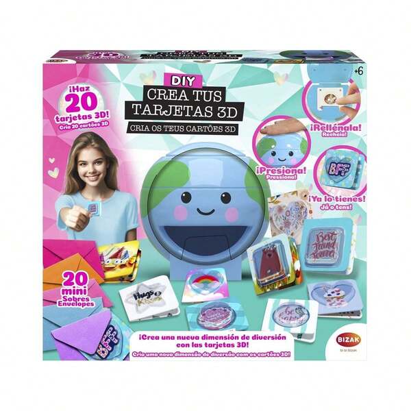 Bizak Crea Tus Tarjetas 3D Manualidades Bizak ✅ Entrega 24/48h a España (península) - Ref. 63332666